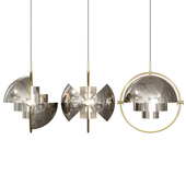 Gubi Multi Lite Pendant Louis Weisdorf Nickel