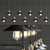 Loft Cone Pendant Reflector 9 Line