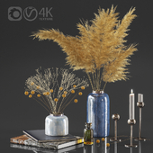Dry plant decor set