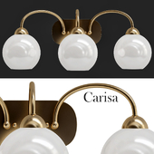 Carisa Collection 3 Light Vintage Gold Bath Light