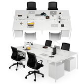 modular knoll / keilhauer open space set