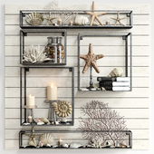 Декоративный набор Pottery Barn Cube Display Shelves