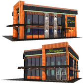 Architecture. Eco-restaurant