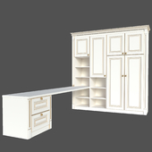 Wardrobe and desk