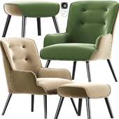 Shangri-La Milla Armchair And Ottoman 02