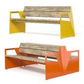 Vestre BLOC Seat with armrests