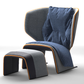 Armchair Gender 570 by Patricia Urquiola