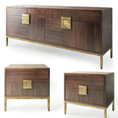 Chest and nightstand Jade. Sideboard, nightstand by Sunpan Furniture