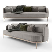 Minotti tape sofa grey