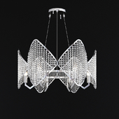 Ritz - Crystall Leaf Chandelier 6 hrom