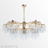 Gretta 12-LIGHT Sputnik modern-linear-chandelier
