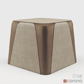 Holly Hunt Truffle Ottoman