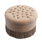 Round Tufted Ottoman