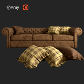 Brown leather Sofa
