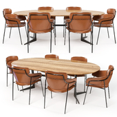 Armchair strike with BLAKE table