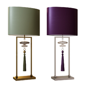 Constance Nickel and Opal Jade Table Lamp