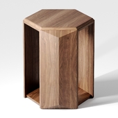 Profile Hexagon Chairside Table