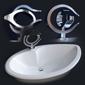 Table Top Basin+Single Lever Basin Mixer TIAARA series (Artize)