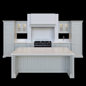 Кухня "Open Plan Grey Kitchen"