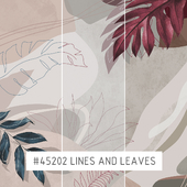 Creativille | Wallpapers | 45202 Lines and Leaves