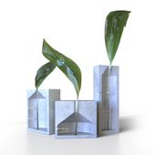 Ghost Flower Pots by Studio Iludi