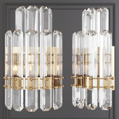 Restoration Hardware BONNINGTON 2-TIER SCONCE Brass