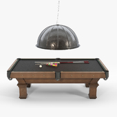 RH/ BRUNSWICK VINTAGE 1906 BILLIARDS TABLE