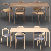 Artisan Jean Table and Neva Chair