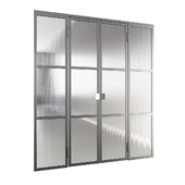 Glass partition