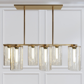 Glass Cylinder Chandelier