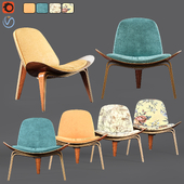 smile shell chair
