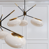 Champignon 3-Light Chandelier