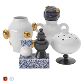 Moooi - Delft Blue Vases 01