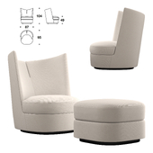 CONTOUR CLUB armchair