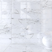 Wall Tiles Flow White Set 4