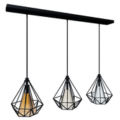 Loft-style pendant chandelier