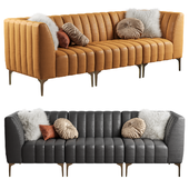 Pottery Barn / Avalon sofa leather (3-seater)