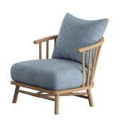 Bauer Accent Chair Indigo Crypton One Kings Lane