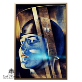 Poster Metropolis Постер "Метрополис" на Холсте "Loft concept"