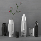 Nordic decor vases