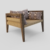 Ethnic lounge chair