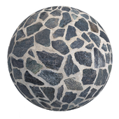 Cobblestone Wall Floor Travertine 05 7 K High Resolution Tileable