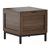 Журнальный столик Тумба Комод Tucker Grey Side Trunk (Crate and Barrel)