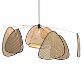 Trouva rattan hanging lamp