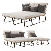 Dimitri Outdoor Chaise Set