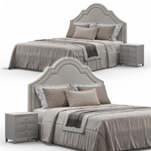 Queen Madison Crown Headboard Bed