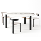 Dining set by Baxter with Thalantha table