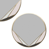 Deco Brass Mirror