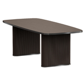 Обеденный стол Walton Ribbed Leg Dining Table (Crate and Barrel)