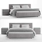 Luiza Grand bed with Oscar side tables